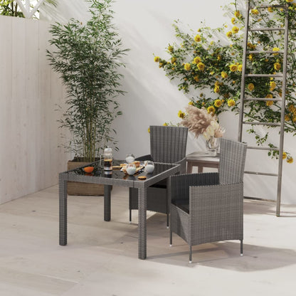 Set Mobili Da Pranzo Da Giardino 9Pz E Cuscini Polyrattan