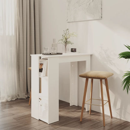 Tavolo Bar Con Ripiano Antico 102X50X103,5 Cm Truciolato