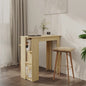 Tavolo Bar Con Ripiano Antico 102X50X103,5 Cm Truciolato