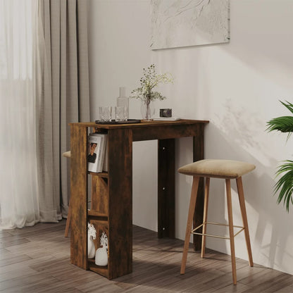 Tavolo Bar Con Ripiano Antico 102X50X103,5 Cm Truciolato