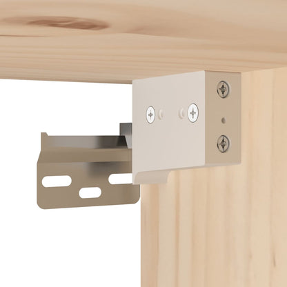 Pensili 2 Pz 80X30X35 Cm In Legno Massello Di Pino