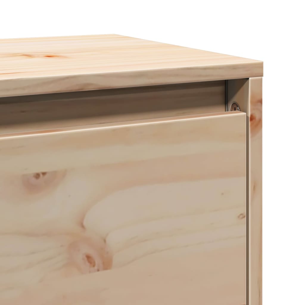 Pensili 2 Pz 80X30X35 Cm In Legno Massello Di Pino