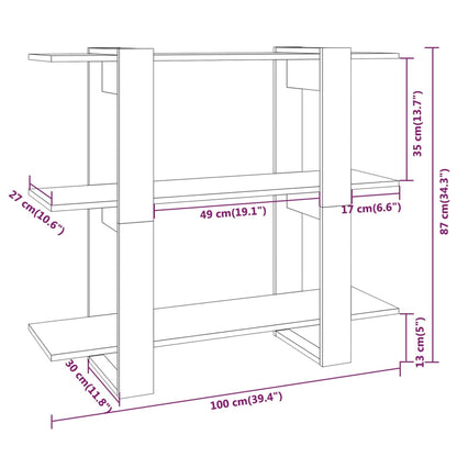 Libreria/Divisorio 100X30X87 Cm
