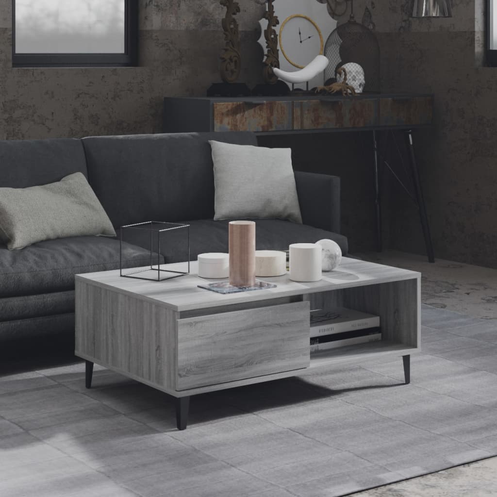 Tavolino Da Salotto 90X60X35Cm Legno Multistrato