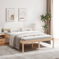 Letto Per Anziani Marrone Cera Legno Massello Di Pino