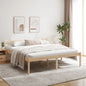 Letto Per Anziani Marrone Cera Legno Massello Di Pino