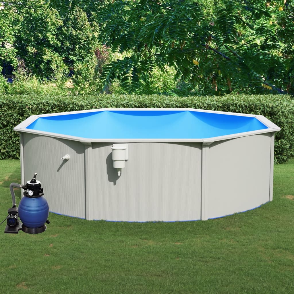 Piscina Con Scaletta 460X120 Cm