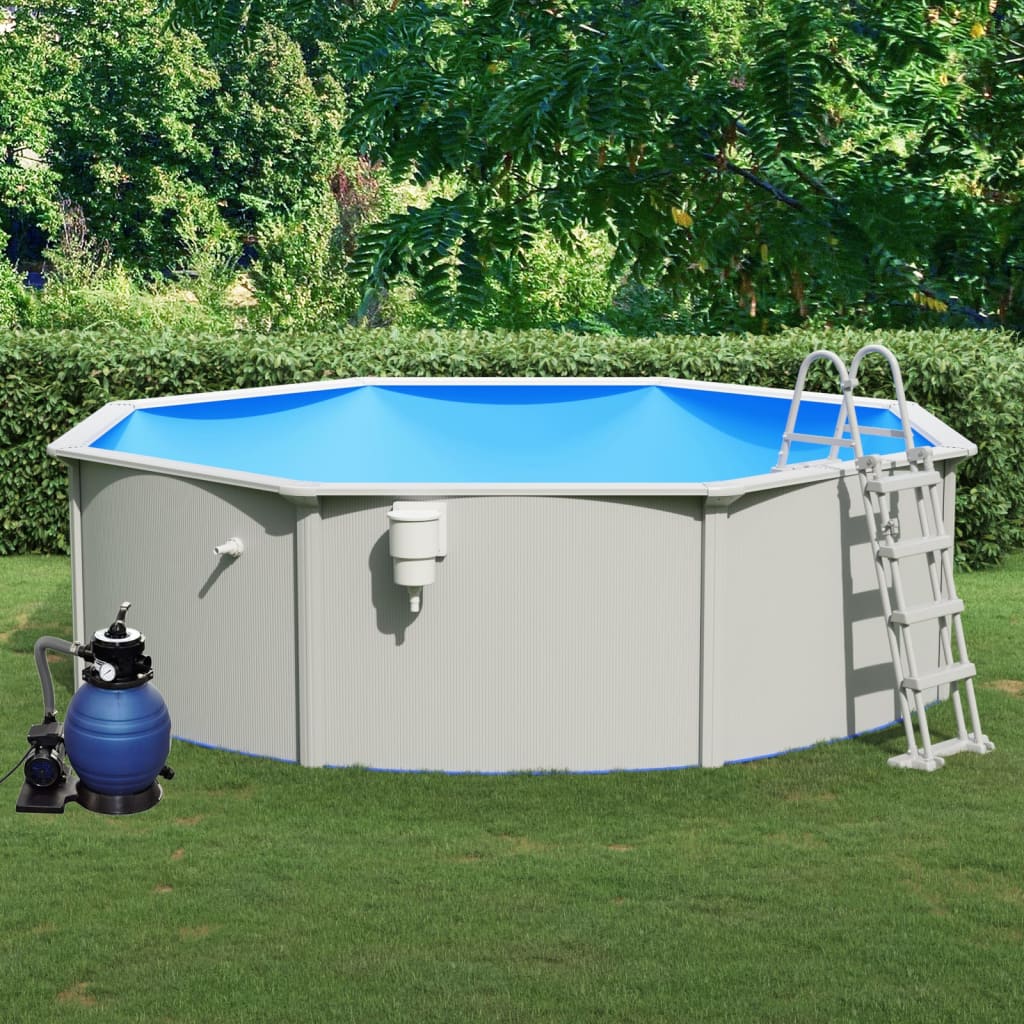 Piscina Con Scaletta 460X120 Cm