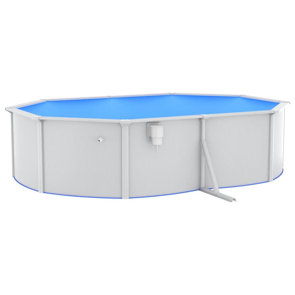 Piscina Con Pompa Filtro A Sabbia E Scaletta