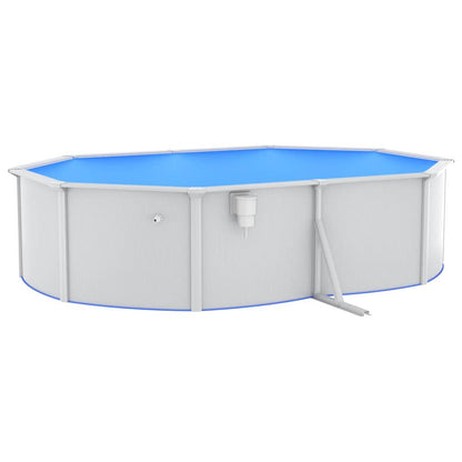 Piscina Con Pompa Filtro A Sabbia E Scaletta