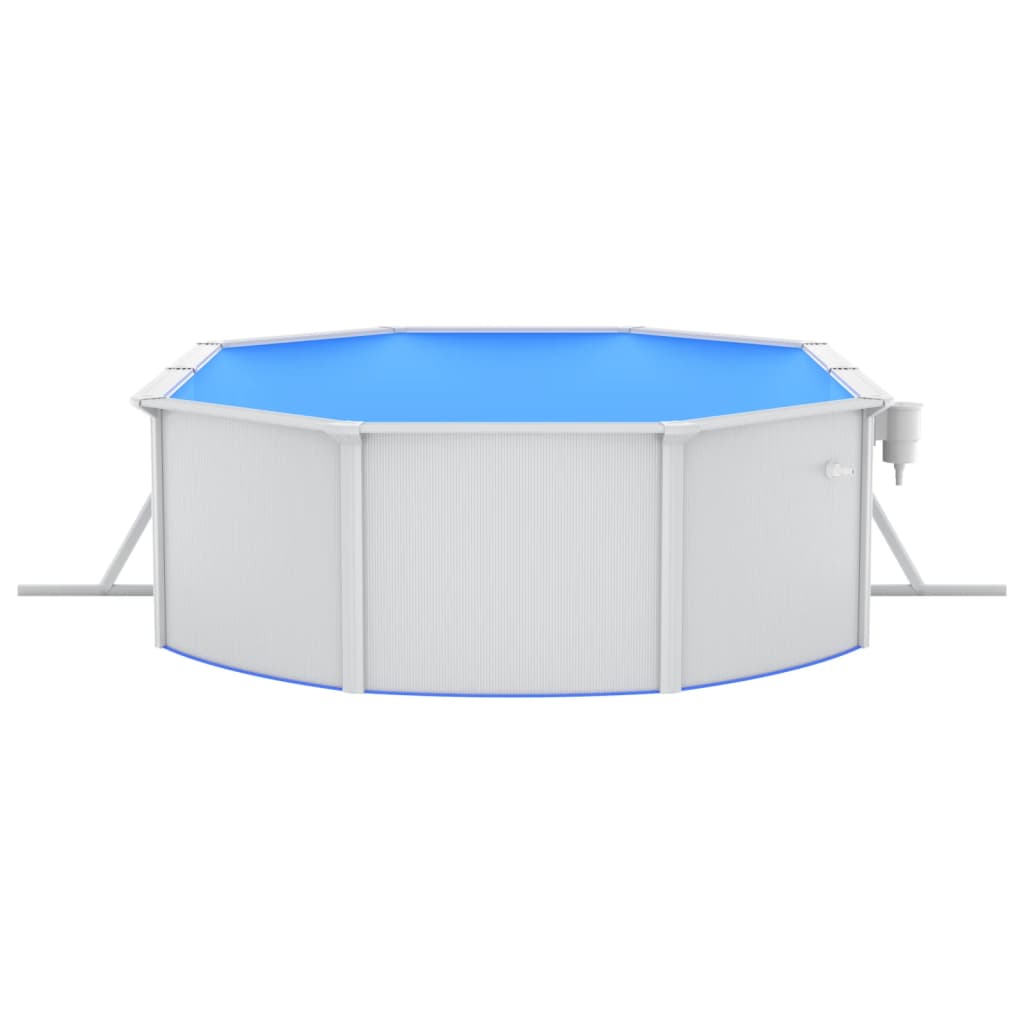 Piscina Con Pompa Filtro A Sabbia E Scaletta