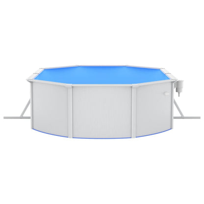 Piscina Con Pompa Filtro A Sabbia E Scaletta