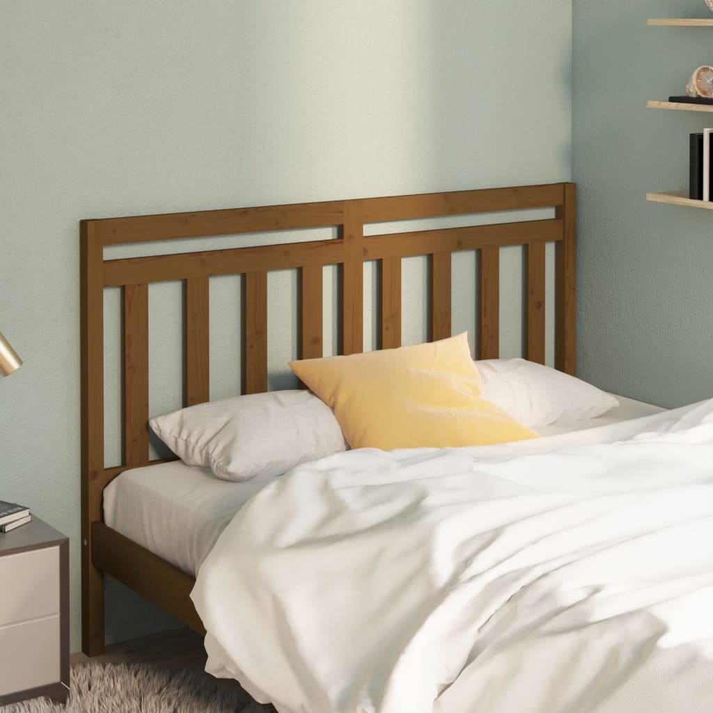 Testiera Per Letto Ambra 166X4X100 Cm In Legno Massello Di Pino