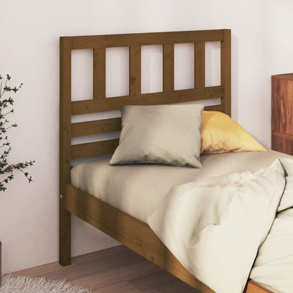 Testiera Per Letto Ambra 106X4X100 Cm In Legno Massello Di Pino
