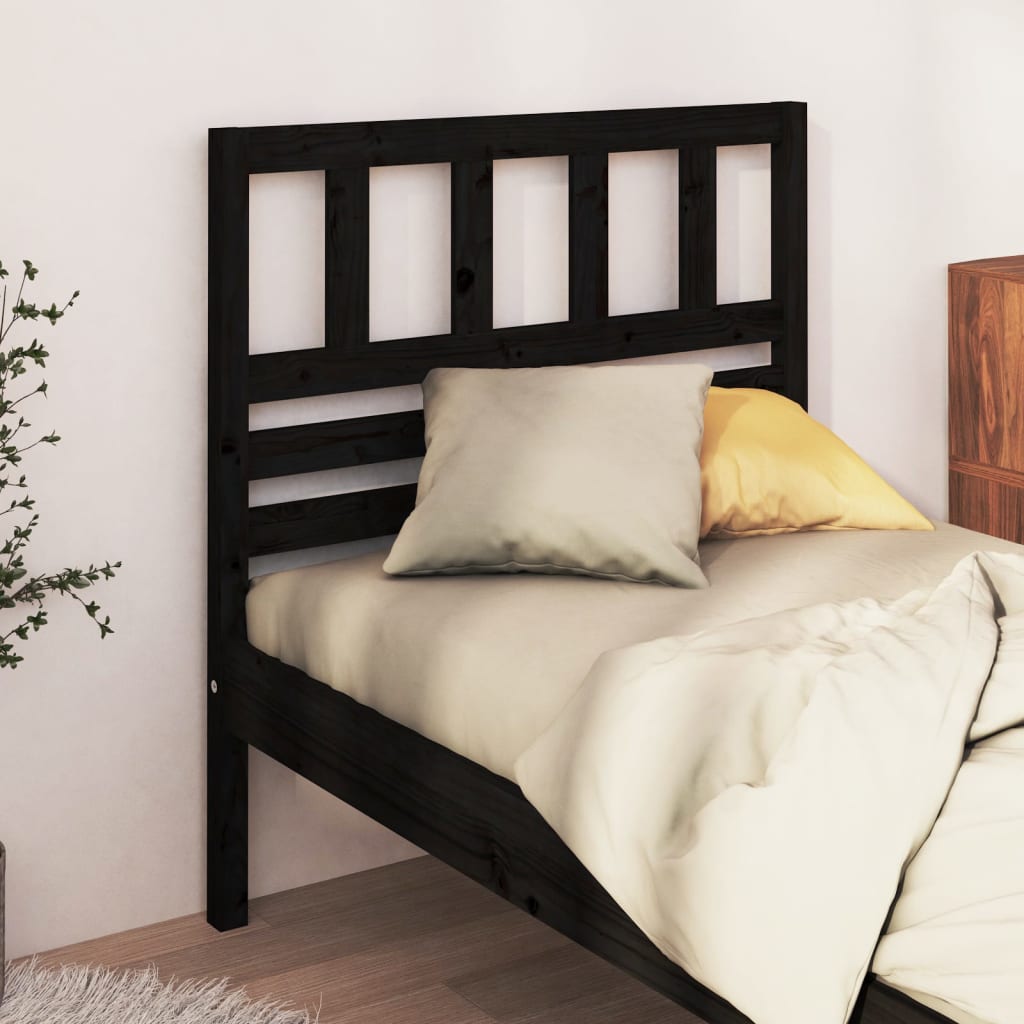 Testiera Per Letto Ambra 106X4X100 Cm In Legno Massello Di Pino