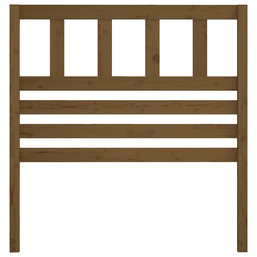 Testiera Per Letto Ambra 106X4X100 Cm In Legno Massello Di Pino