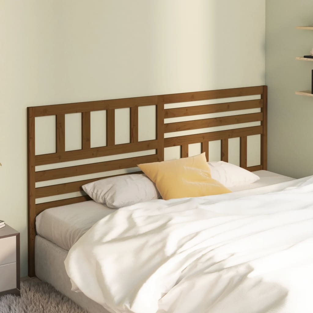 Testiera Per Letto Ambra 106X4X100 Cm In Legno Massello Di Pino