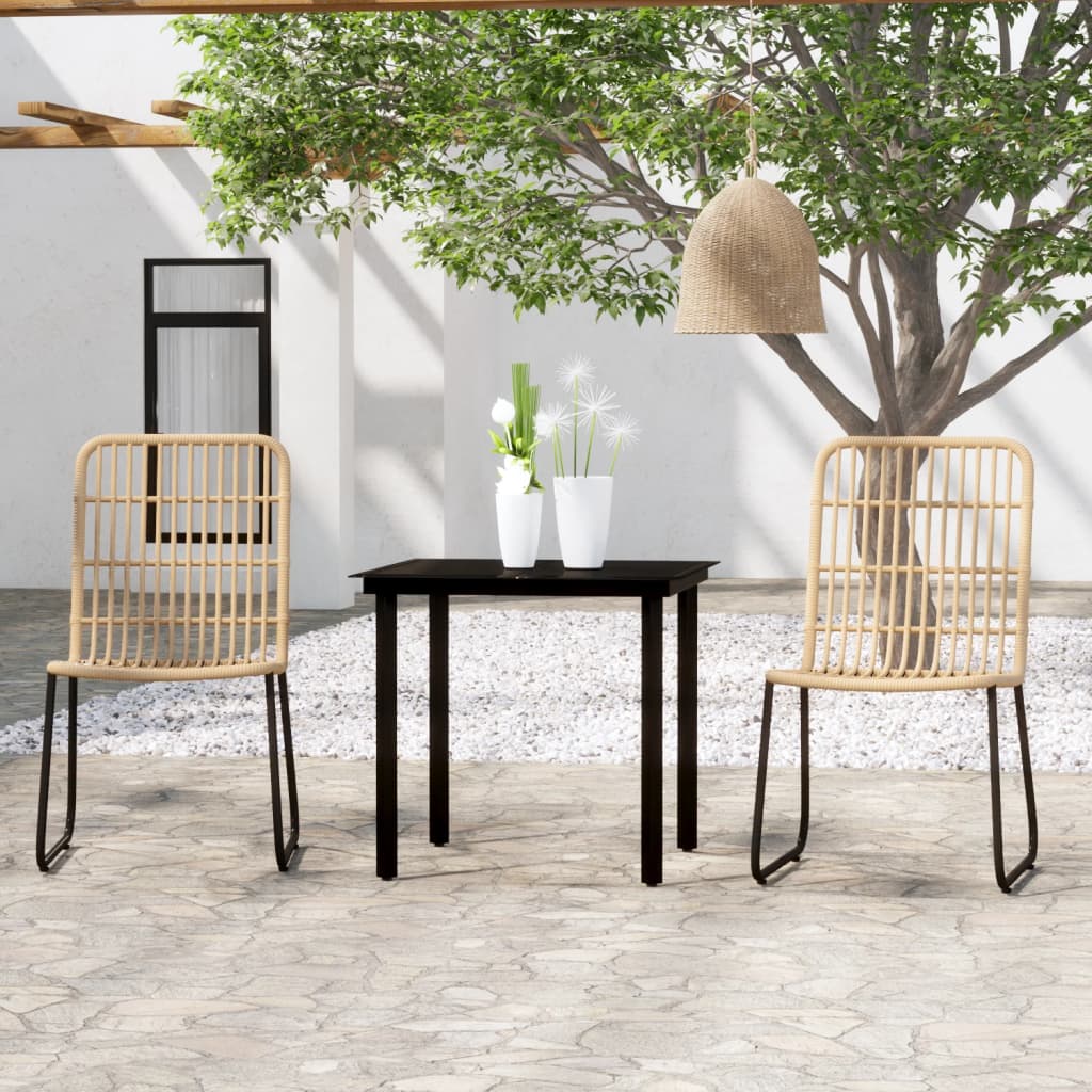 Set Mobili Da Pranzo Per Giardino 3 Pz
