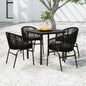 Set Mobili Da Pranzo Per Giardino 7 Pz