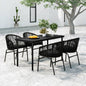 Set Mobili Da Pranzo Per Giardino 7 Pz