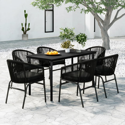 Set Mobili Da Pranzo Per Giardino 7 Pz