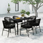 Set Mobili Da Pranzo Per Giardino 7 Pz