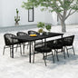 Set Mobili Da Pranzo Per Giardino 7 Pz
