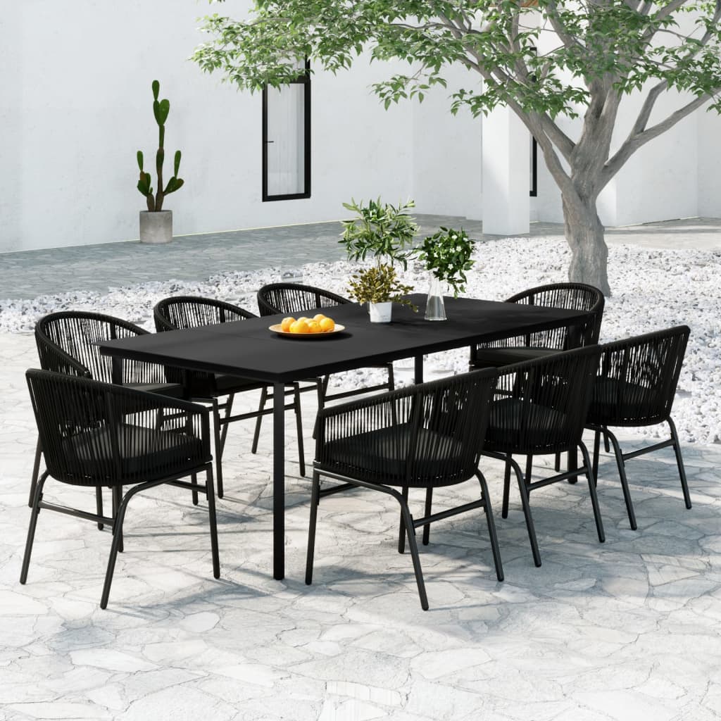 Set Mobili Da Pranzo Per Giardino 7 Pz