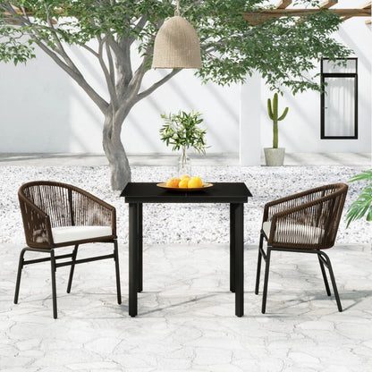 Set Mobili Da Pranzo Per Giardino 7 Pz