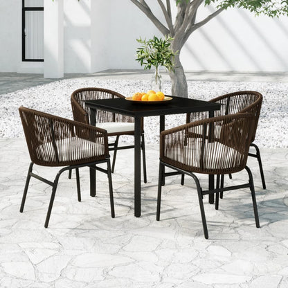 Set Mobili Da Pranzo Per Giardino 7 Pz
