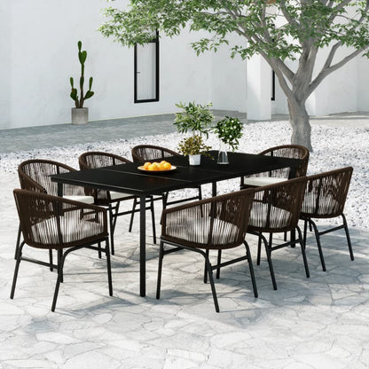 Set Mobili Da Pranzo Per Giardino 7 Pz