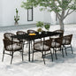 Set Mobili Da Pranzo Per Giardino 7 Pz