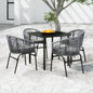 Set Mobili Da Pranzo Per Giardino 7 Pz