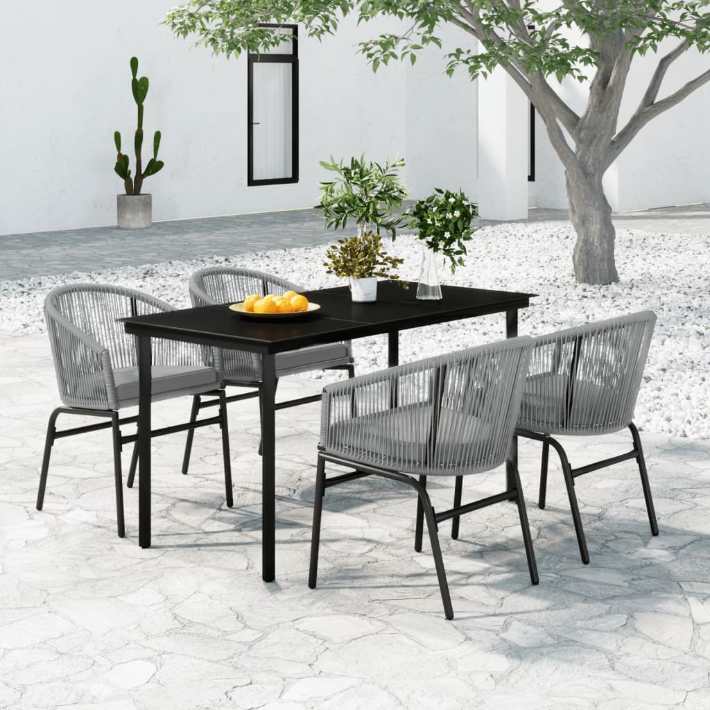 Set Mobili Da Pranzo Per Giardino 7 Pz