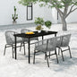 Set Mobili Da Pranzo Per Giardino 7 Pz