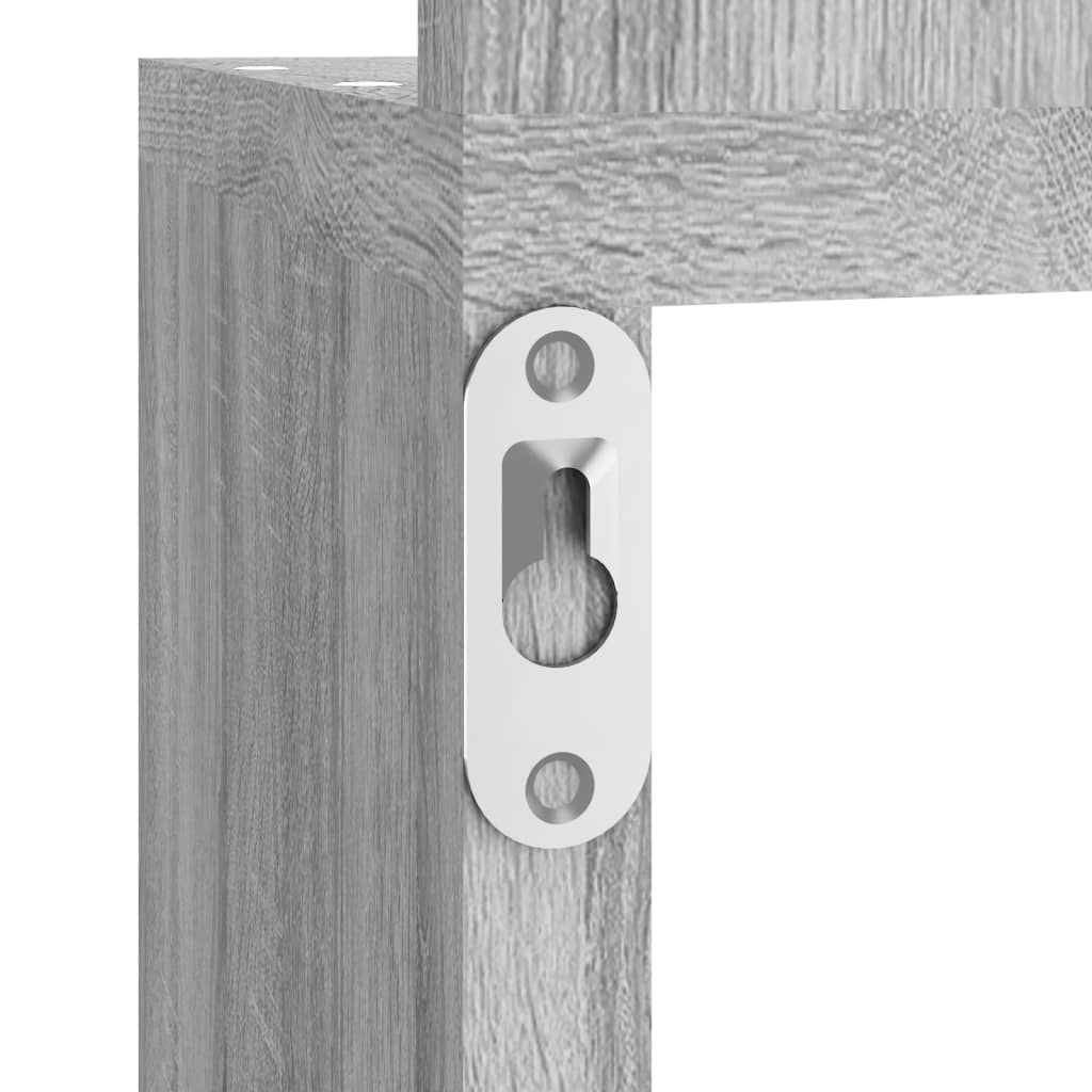 Mensola Angolare 20X20X127,5 Cm Truciolato Grigio Sonoma