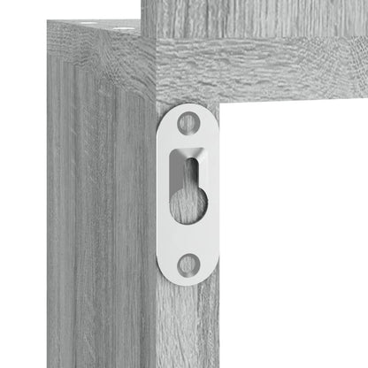 Mensola Angolare 20X20X127,5 Cm Truciolato Grigio Sonoma