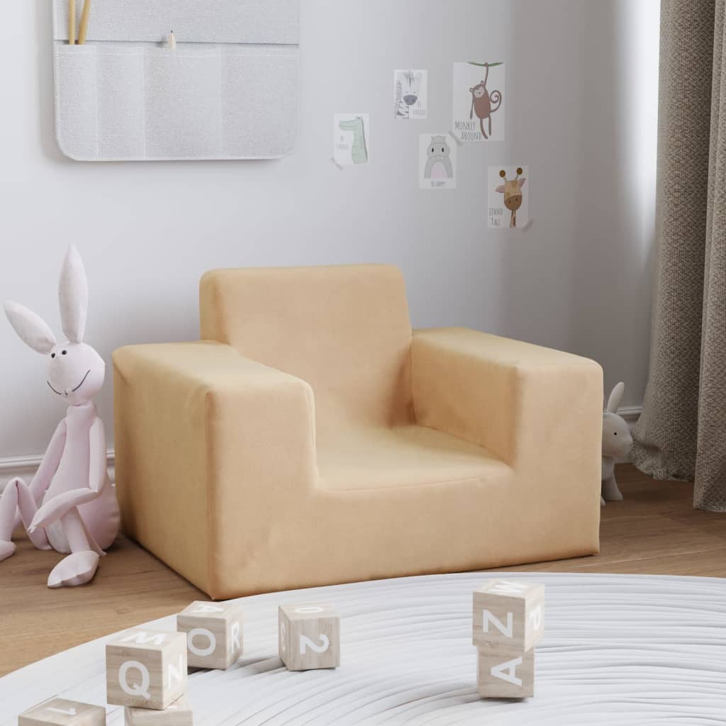 Divano Per Bambini In Morbido Peluche