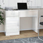 Scrivania Cassetto 100X40X73Cm Legno Multistrato