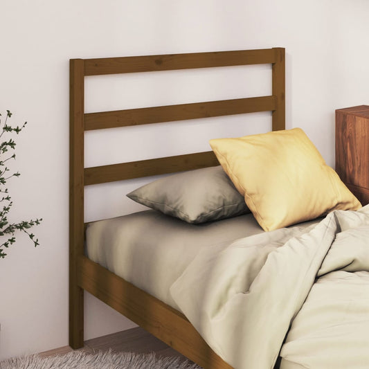 Testiera Per Letto Ambra 106X4X100 Cm In Legno Massello Di Pino