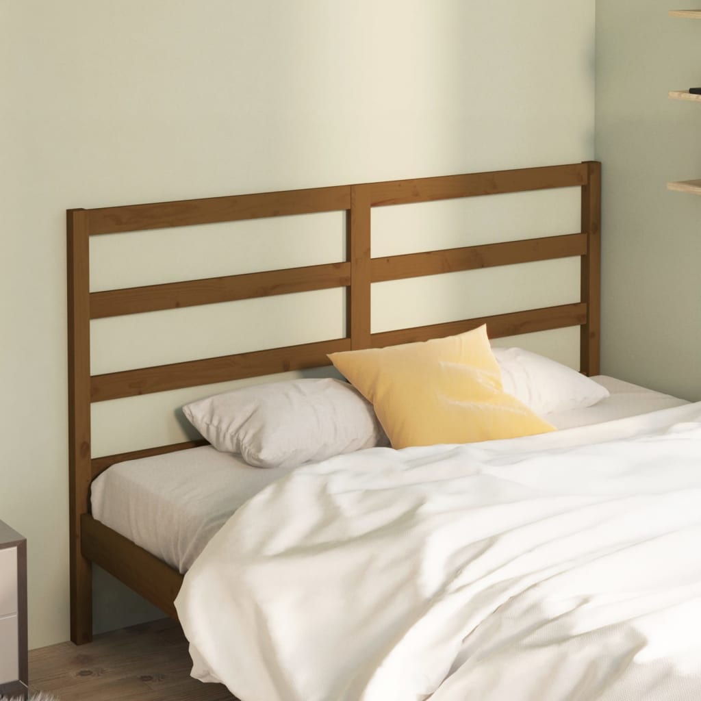 Testiera Per Letto Ambra 106X4X100 Cm In Legno Massello Di Pino