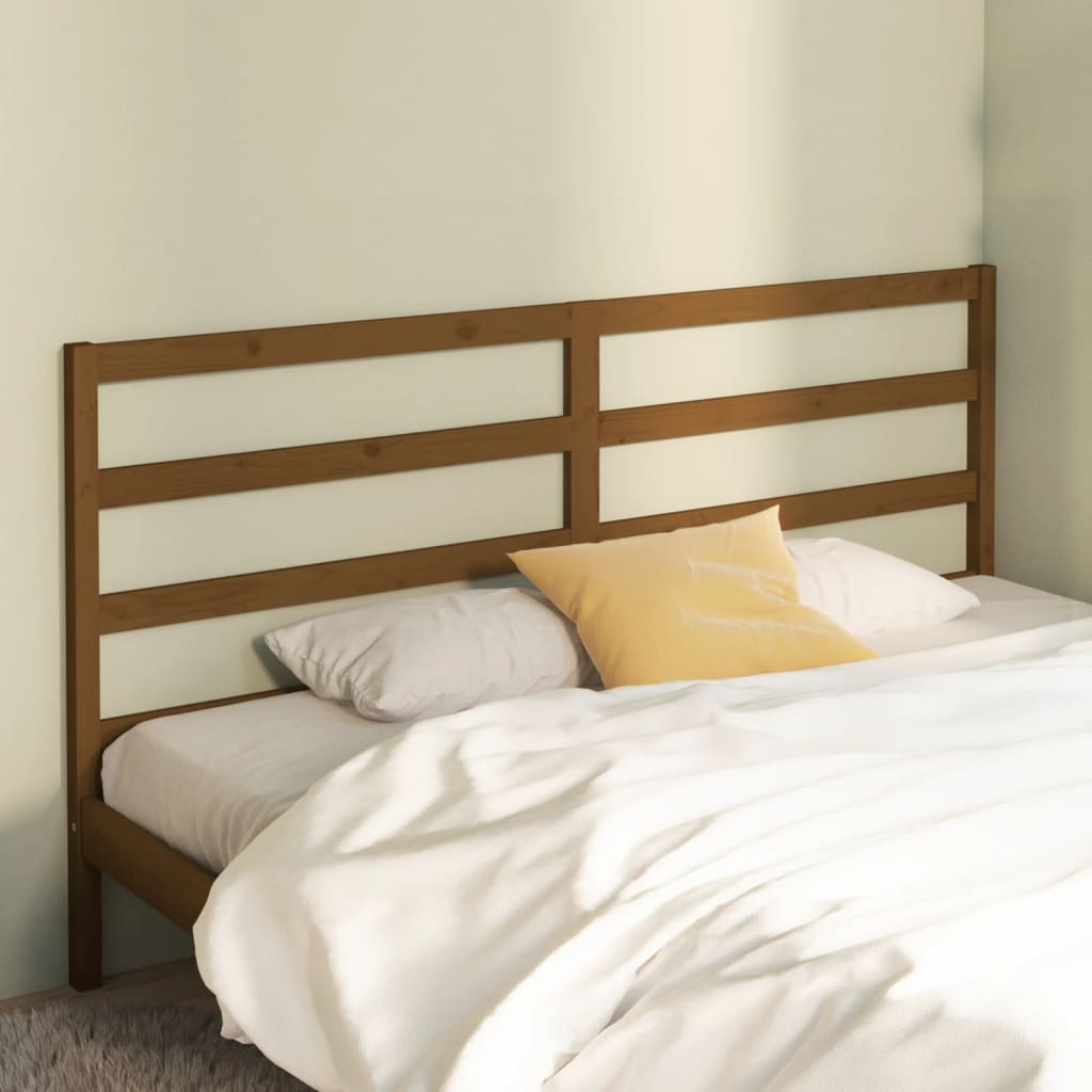 Testiera Per Letto Ambra 106X4X100 Cm In Legno Massello Di Pino