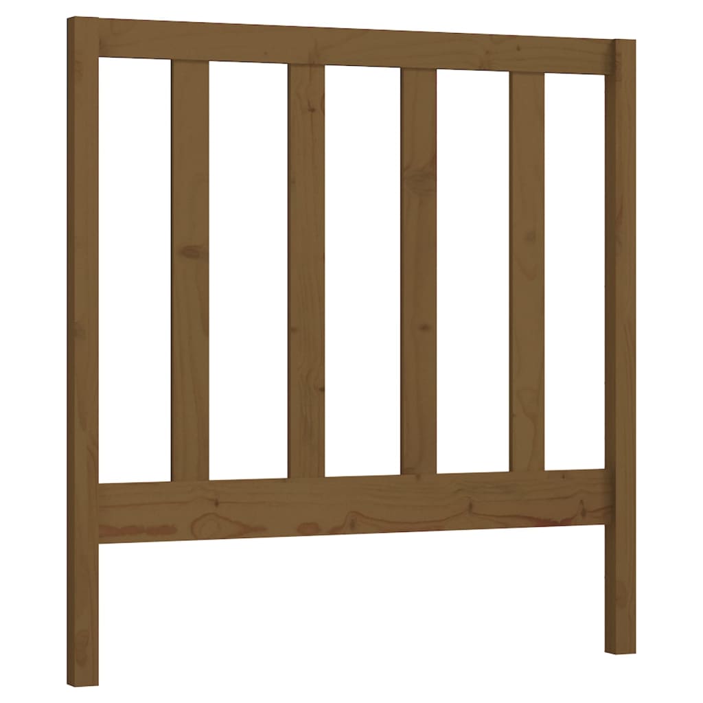 Testiera Per Letto Ambra 81X4X100 Cm In Legno Massello Di Pino