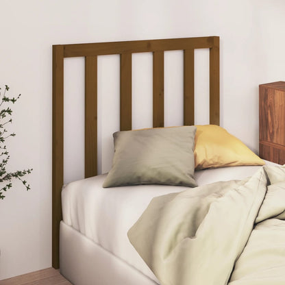 Testiera Per Letto Ambra 81X4X100 Cm In Legno Massello Di Pino
