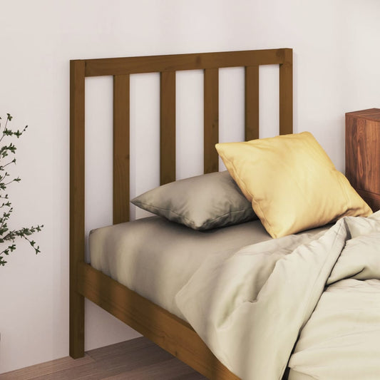 Testiera Per Letto Ambra 81X4X100 Cm In Legno Massello Di Pino