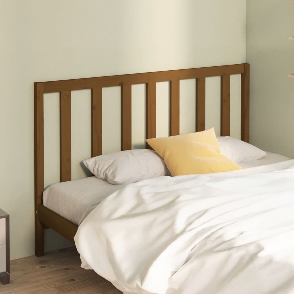 Testiera Per Letto Ambra 81X4X100 Cm In Legno Massello Di Pino