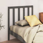 Testiera Letto Grigia 156X4X100 Cm In Legno Massello Di Pino