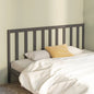 Testiera Letto Grigia 156X4X100 Cm In Legno Massello Di Pino