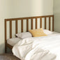 Testiera Letto Grigia 156X4X100 Cm In Legno Massello Di Pino