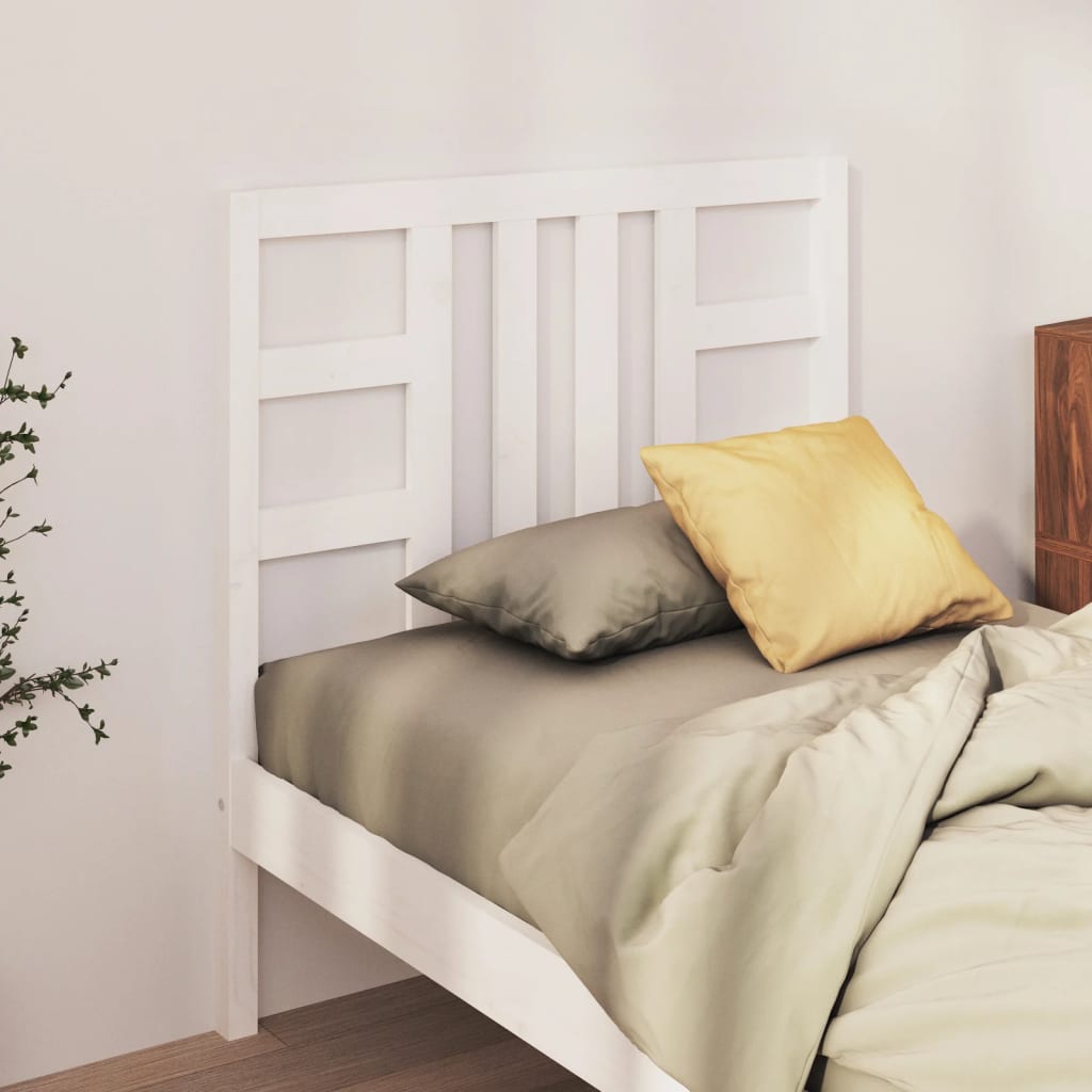 Testiera Per Letto Ambra 156X4X100 Cm In Legno Massello Di Pino
